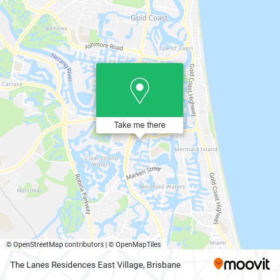 The Lanes Residences East Village map