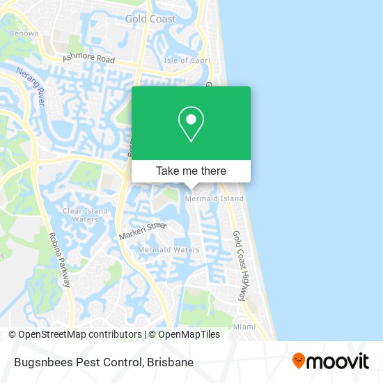 Bugsnbees Pest Control map