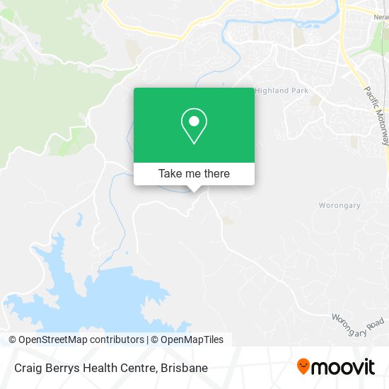 Craig Berrys Health Centre map