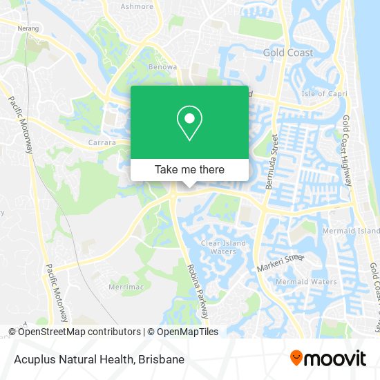Acuplus Natural Health map