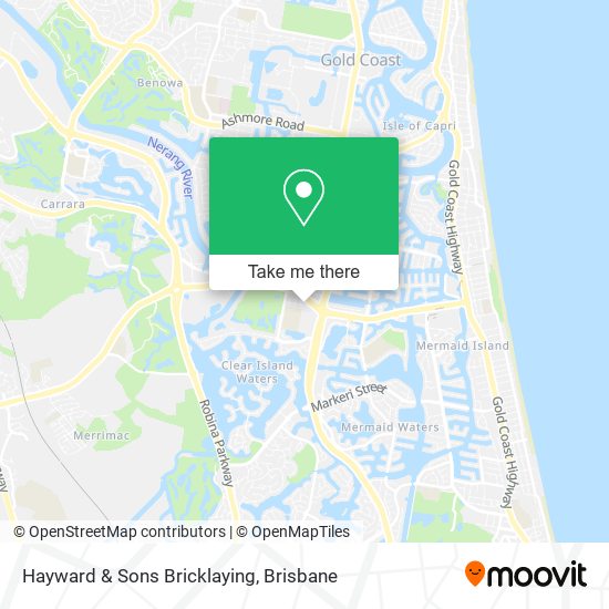 Hayward & Sons Bricklaying map