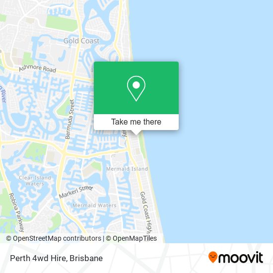 Perth 4wd Hire map