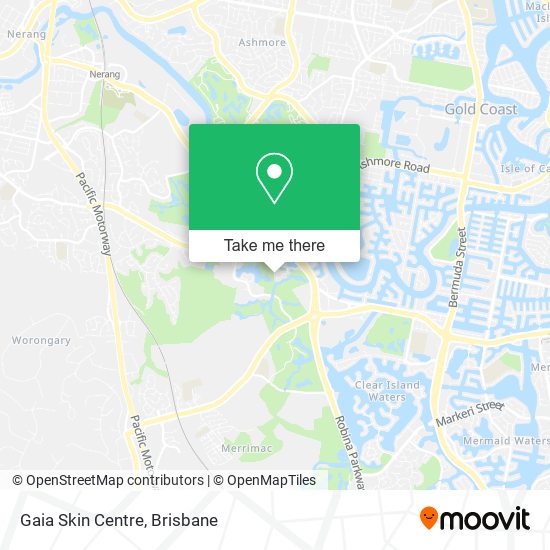 Gaia Skin Centre map