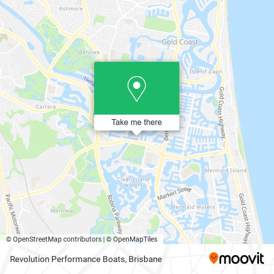 Revolution Performance Boats map