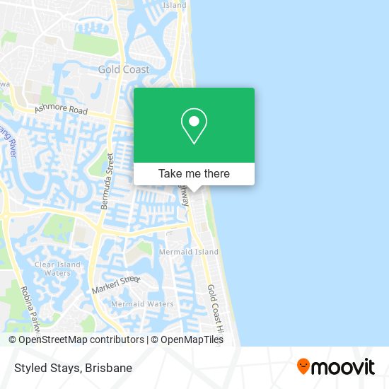 Styled Stays map