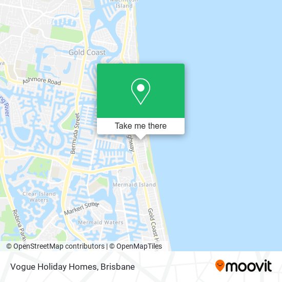 Vogue Holiday Homes map