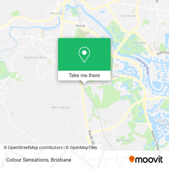 Colour Sensations map