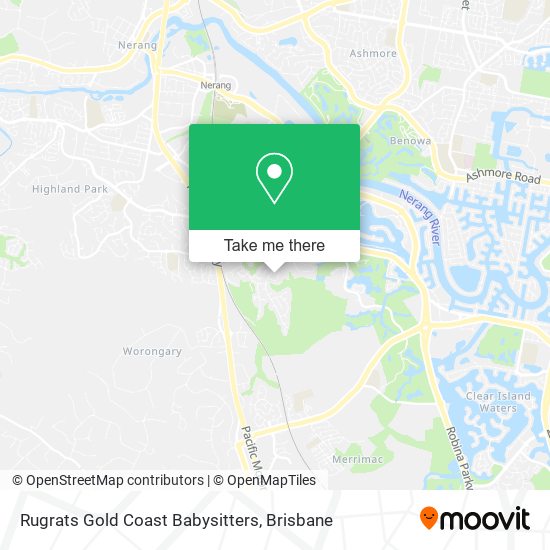 Rugrats Gold Coast Babysitters map