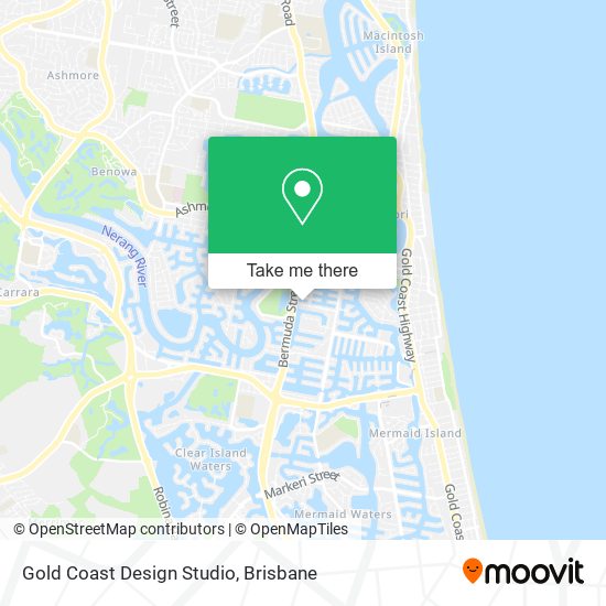 Mapa Gold Coast Design Studio