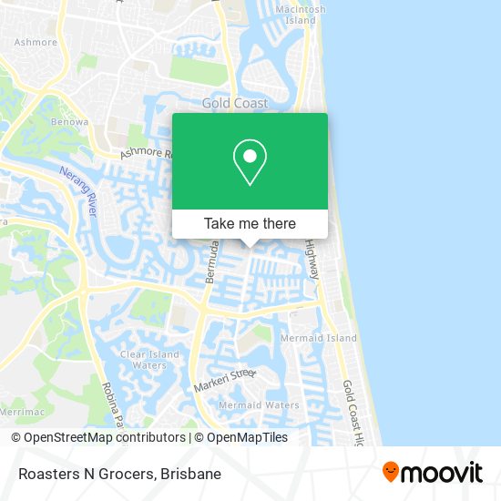 Roasters N Grocers map
