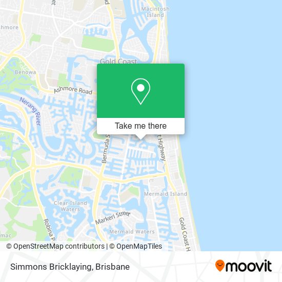 Simmons Bricklaying map