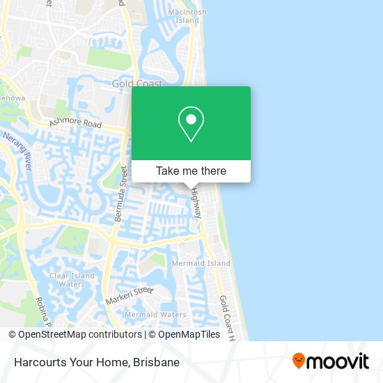 Harcourts Your Home map