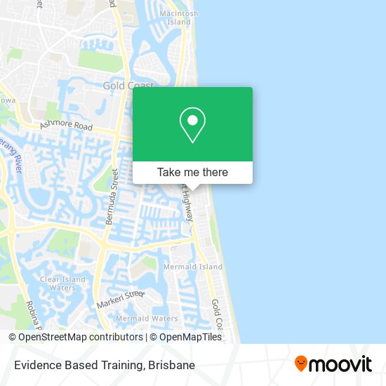 Evidence Based Training map