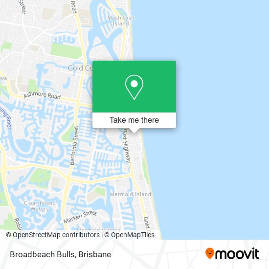 Broadbeach Bulls map