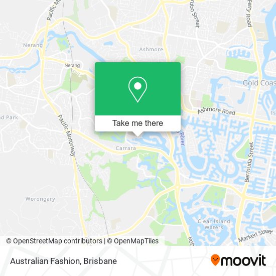 Australian Fashion map