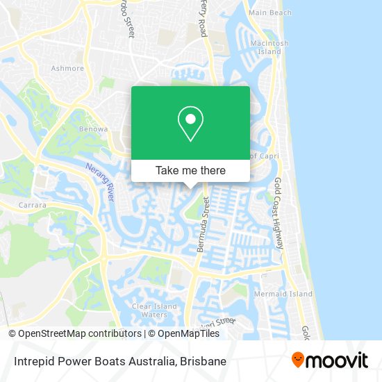 Mapa Intrepid Power Boats Australia