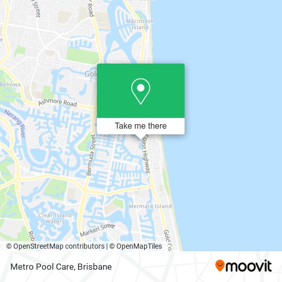 Metro Pool Care map