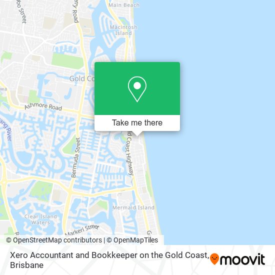 Xero Accountant and Bookkeeper on the Gold Coast map