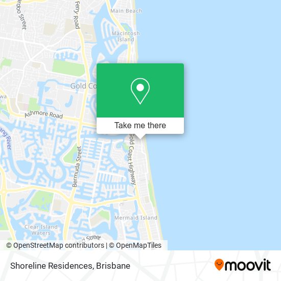 Shoreline Residences map