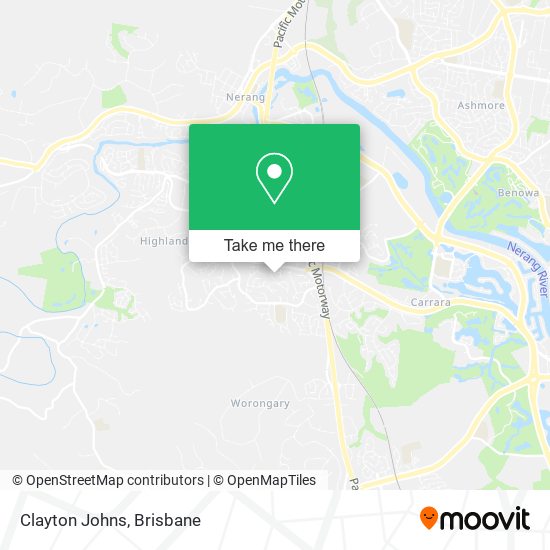 Clayton Johns map