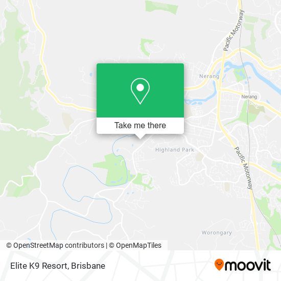 Elite K9 Resort map