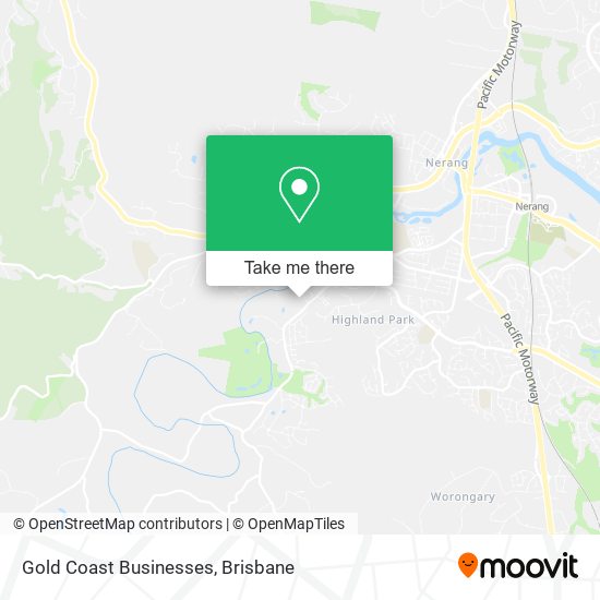 Gold Coast Businesses map