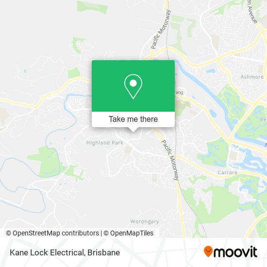 Mapa Kane Lock Electrical