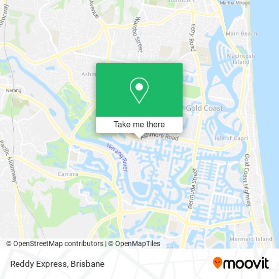Reddy Express map