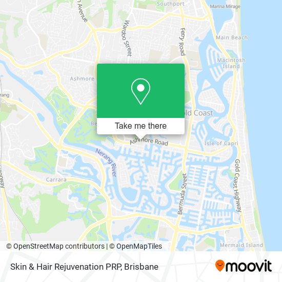 Skin & Hair Rejuvenation PRP map