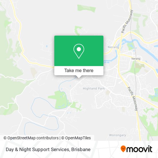 Day & Night Support Services map