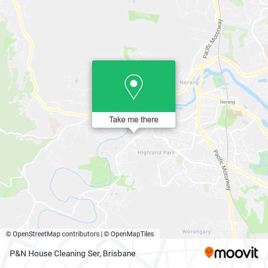 P&N House Cleaning Ser map
