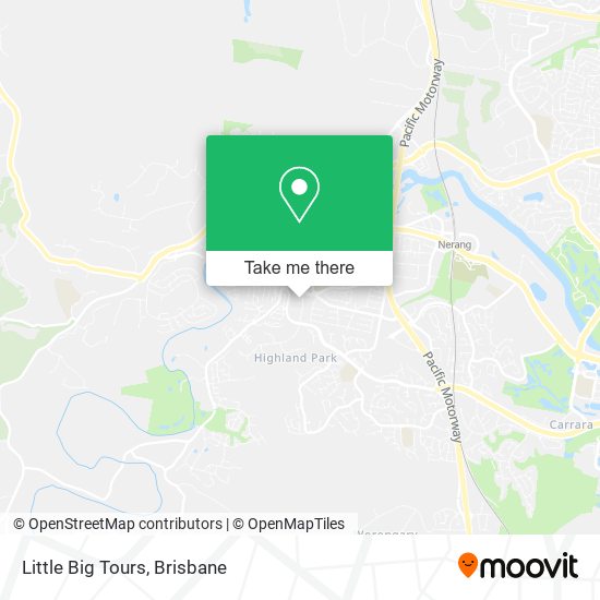 Little Big Tours map