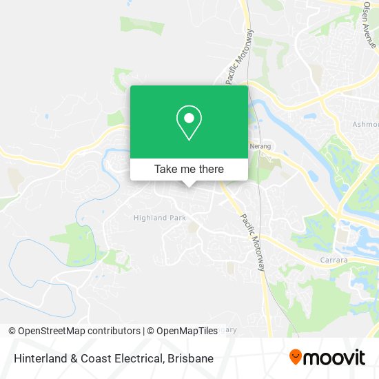 Hinterland & Coast Electrical map