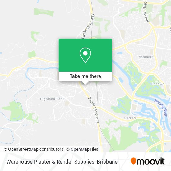 Warehouse Plaster & Render Supplies map