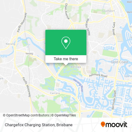 Mapa Chargefox Charging Station