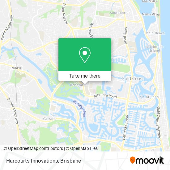 Harcourts Innovations map