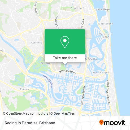 Racing in Paradise map