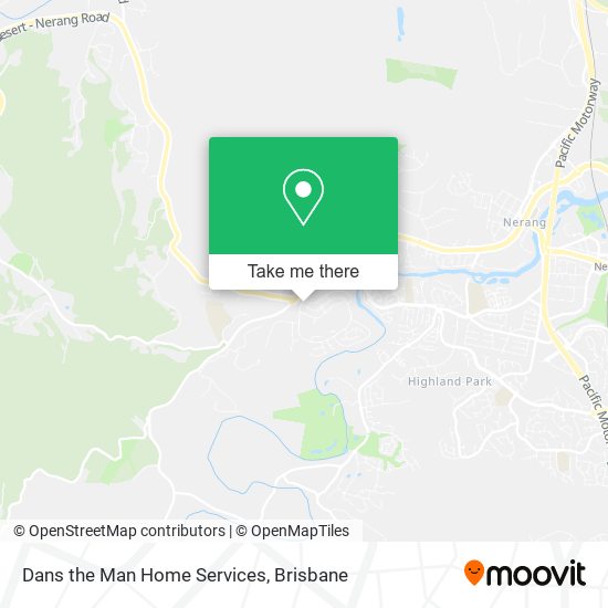 Dans the Man Home Services map