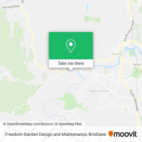 Freedom Garden Design and Maintenance map
