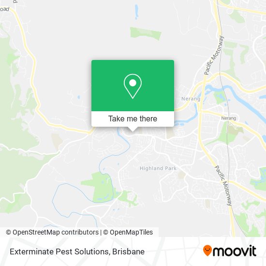 Exterminate Pest Solutions map