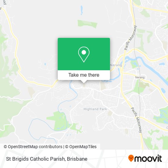 St Brigids Catholic Parish map
