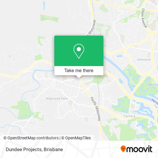 Dundee Projects map