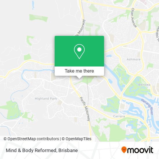 Mind & Body Reformed map