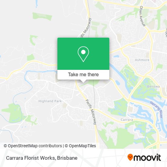 Carrara Florist Works map