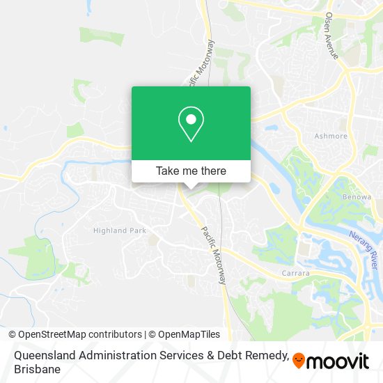 Queensland Administration Services & Debt Remedy map