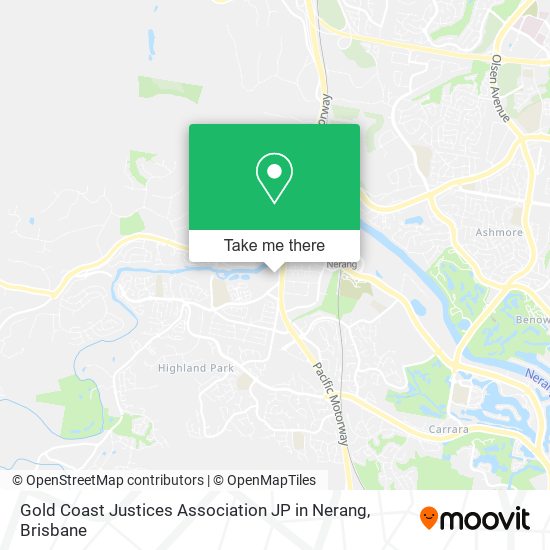 Gold Coast Justices Association JP in Nerang map