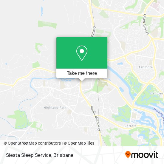 Siesta Sleep Service map