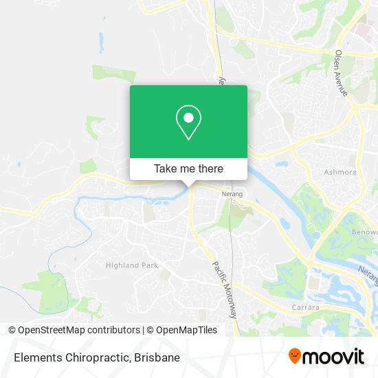 Elements Chiropractic map