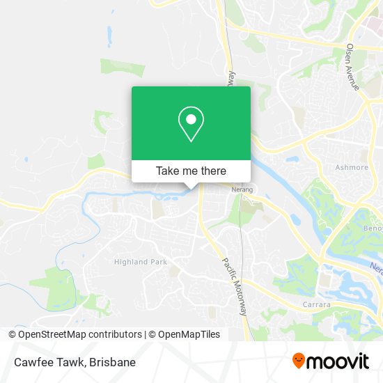 Cawfee Tawk map