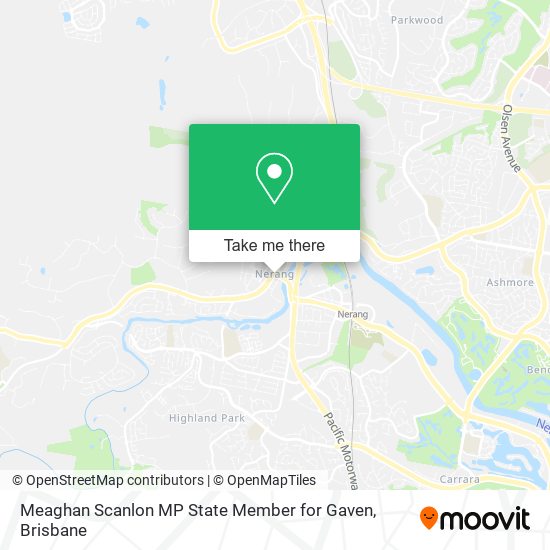 Meaghan Scanlon MP State Member for Gaven map